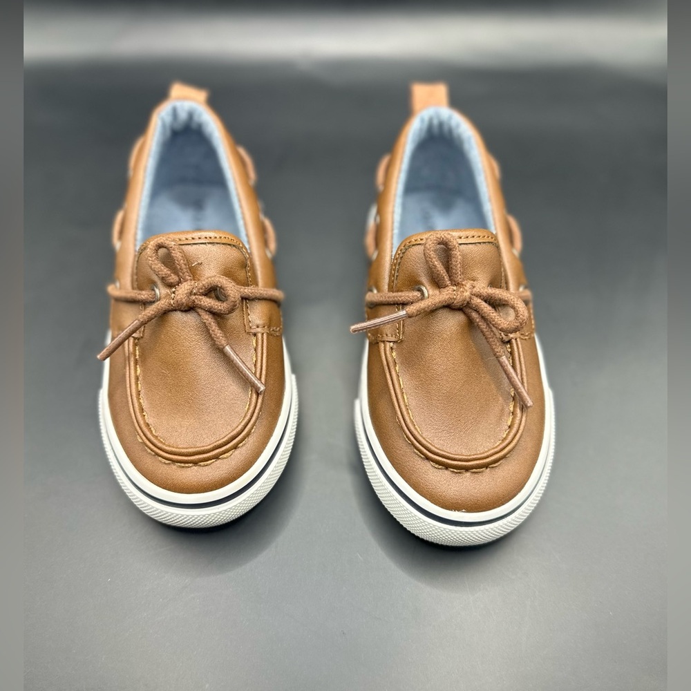 Brown Kids Boat Shoes
